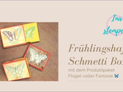 Frühlingshafte Schmetterlingsbox