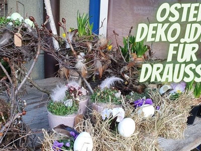 Osterdeko Ideen vor dem Haus  - Deko Inspirationen - Flora-Line Grosshöchstetten by  Blumenmann