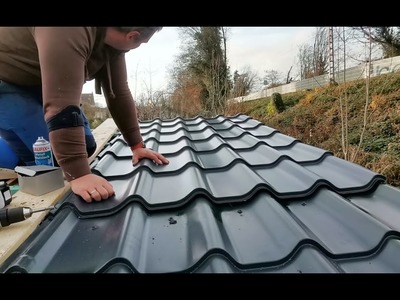 Sanierung des Hühnerstalls im Kleingarten Teil 6: Das Dach