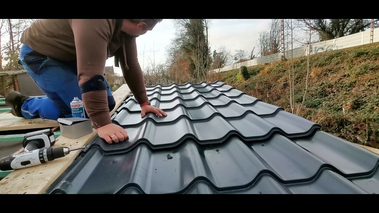 Sanierung des Hühnerstalls im Kleingarten Teil 6: Das Dach