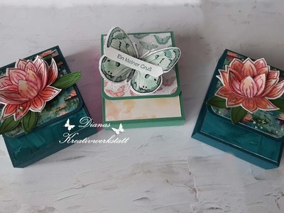 Stabile Doppel-Klapp-Verpackung.double fold box  mit Stampin'Up!