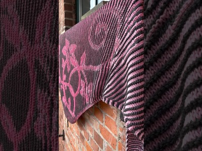 StrickSet LoLa Illusionsstricken Tuch Blumenranken