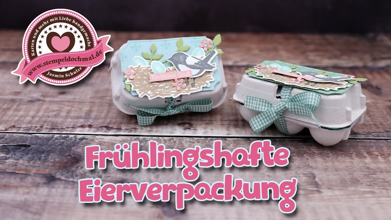 Tutorial: Frühlingsnest mit Produkten von Stampin' Up!