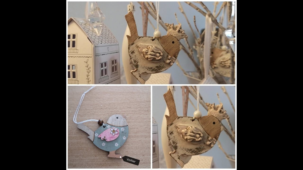 Deko Vögelchen umstyling