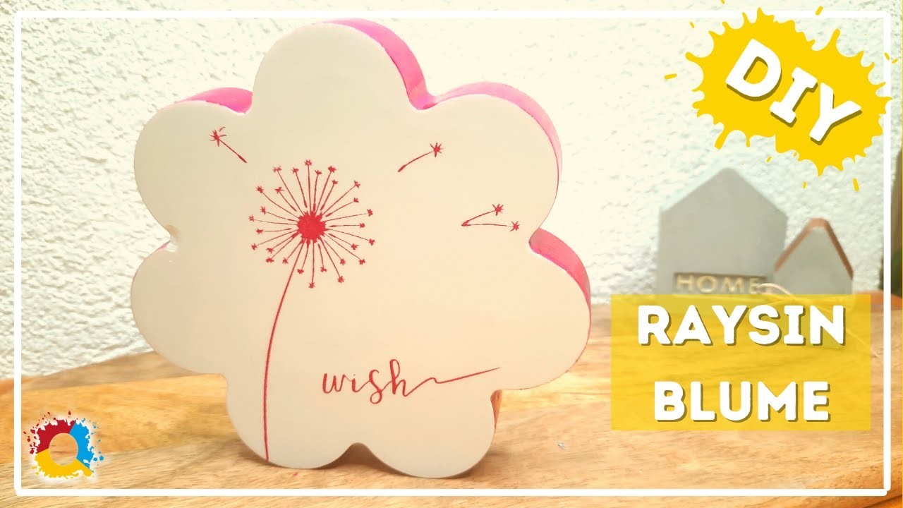 DIY Deko - Blume die nie verblüht - Raysin gießen