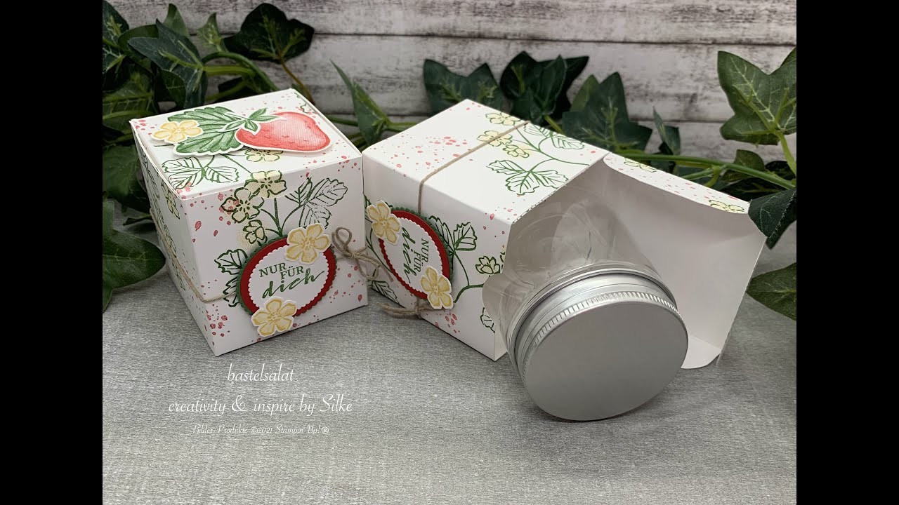 DIY Verpackung für Mini Marmeladengläser