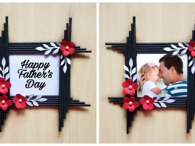 Father's Day Photo Frame Gift Ideas | Newspaper Frame for Dad |Handmade Gift ideas |Kalakar Supriya