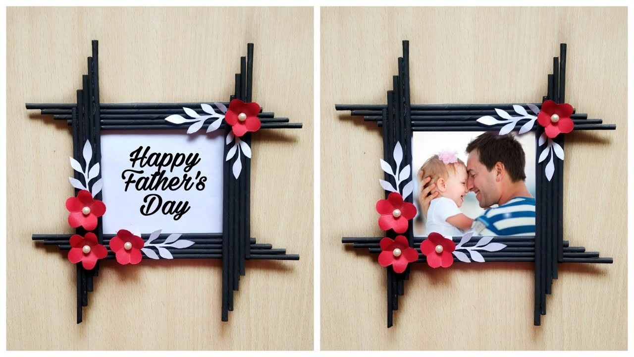 Father's Day Photo Frame Gift Ideas | Newspaper Frame for Dad |Handmade Gift ideas |Kalakar Supriya
