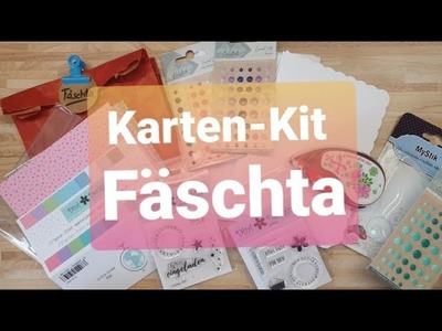 Karten Kit "Fäschta". Vorstellung. Simone's Bastelkram