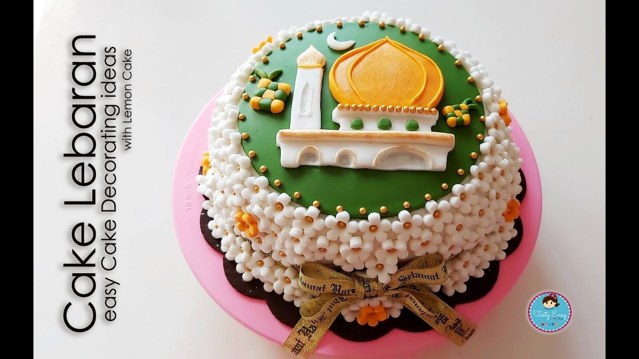 Menghias Cake Idul Fitri | Kue Lebaran | Cake Lebaran