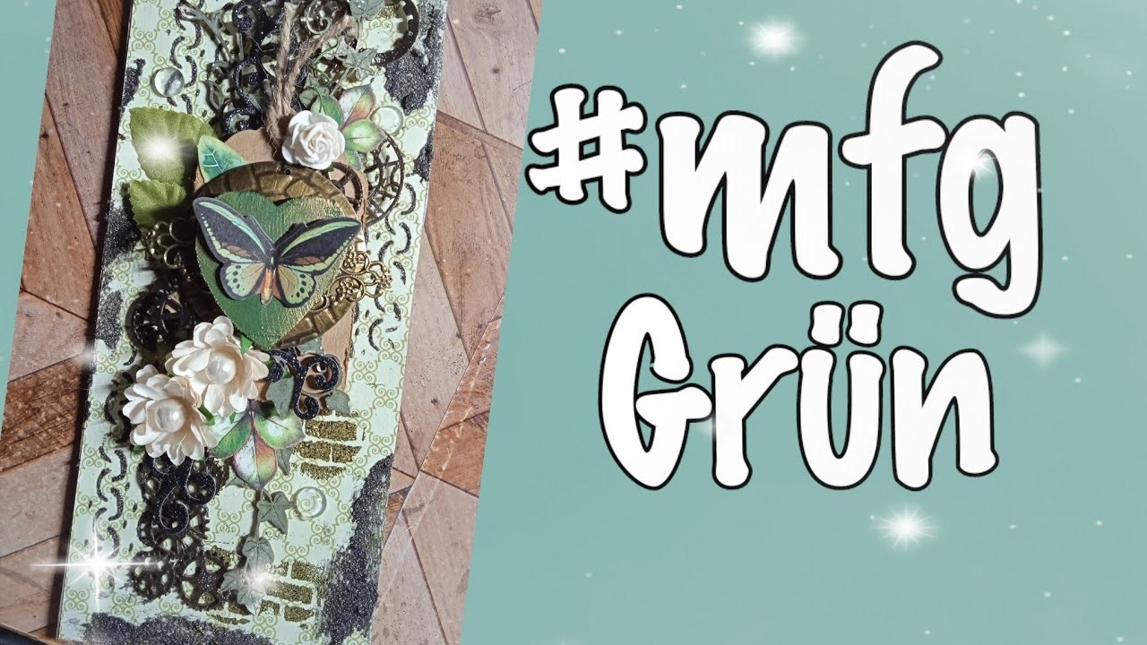 #MFG  Thema Grün Mixed Media Tag