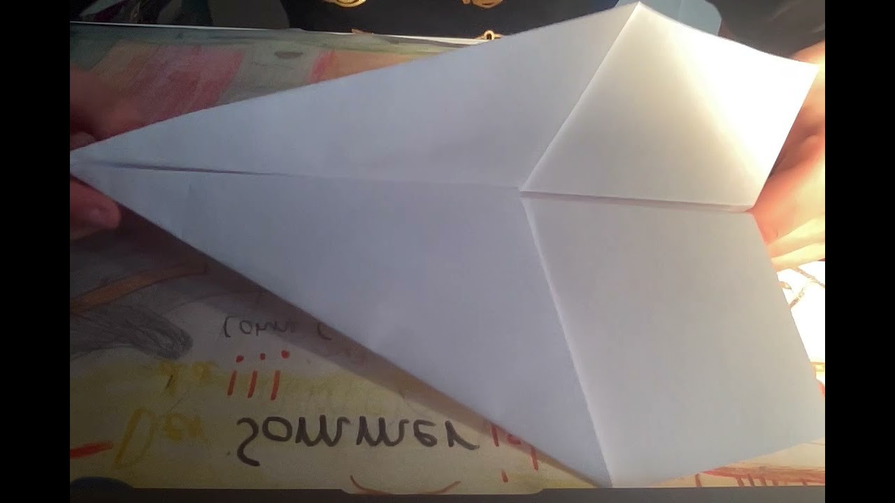 Papierflieger Basteln leicht