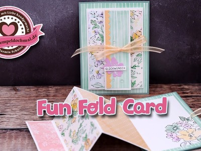 Tutorial: Fun Fold Card mit Produkten von Stampin' Up!