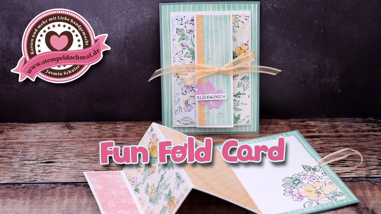 Tutorial: Fun Fold Card mit Produkten von Stampin' Up!