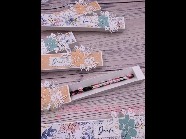 Videotutorial: Eine Kuliverpackung mit der neuen Stampin' Up! Produktreihe VON HAND GEMALT