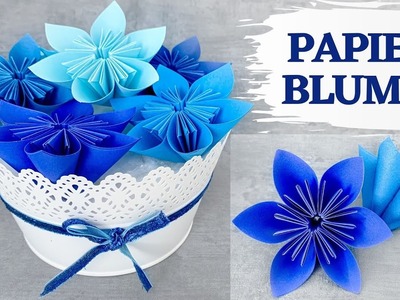???? DIY – Blumenbox | Origami Blume | Basteln mit PAPIER