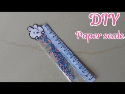 DIY paper glitter scale | Handmade paper glitter scale