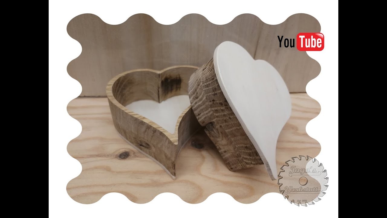 Eine Herz Dose ganz leicht gemacht - oder doch nicht so einfach? - Schmuckdose selber machen