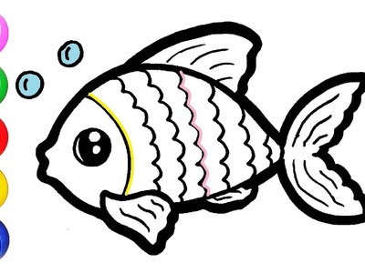 Fisch Zeichnen und Malen für Kinder