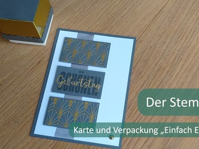 Karte und Verpackung "Einfach Elegant" | Der Stempler ~ Stampin Up!