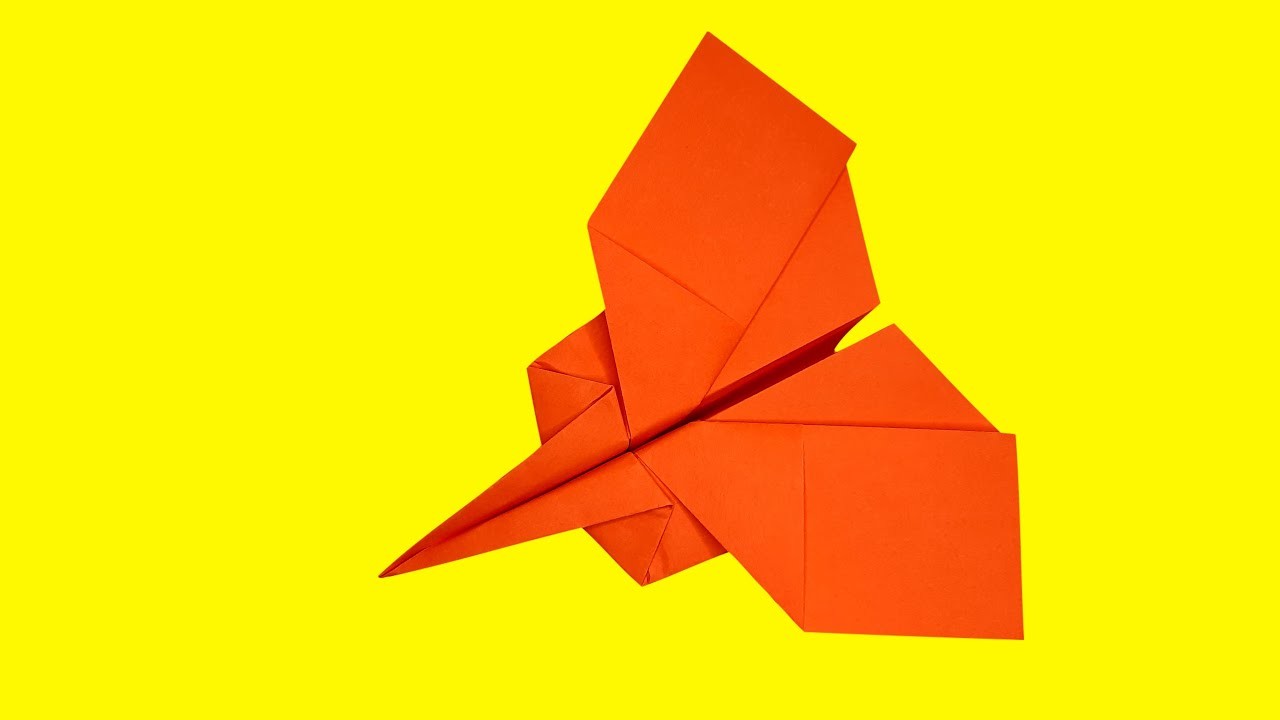 Papierflieger falten der weit fliegt basteln ✈️ Beste Papierflieger der Welt einfach bauen
