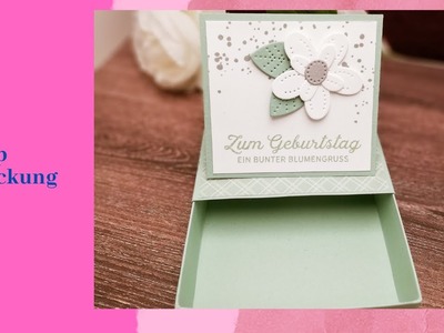 Pop Up Verpackung.kleines Geschenk. In Color 21-23. Stampin' Up!