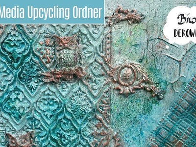 #Upcycling Ordner Mixed Media .  das Ergebnis aus dem Livestream