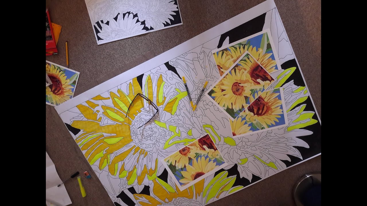 Wie entsteht ein Bildgewebe? Ich fange heute an, mein neues Bild zu weben.