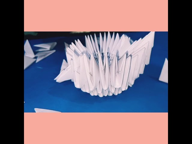 3D Origami swan