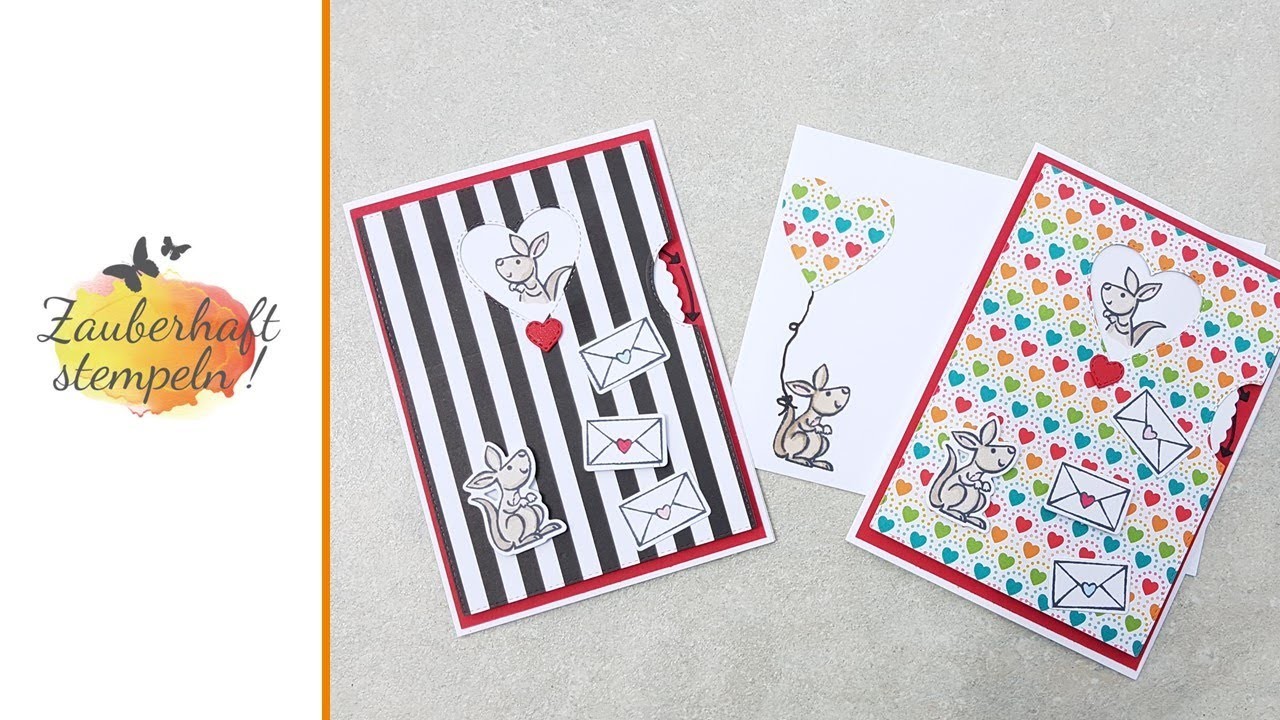 Abschiedsprojekte | Teil 3 | Kangaroo & Company | Der richtige Dreh | DSP Mustermix | Stampin' Up!