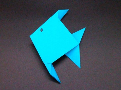 Basteln mit Papier Fisch Origami DIY Deko Geburtstag, Urlaub & Sommer W+