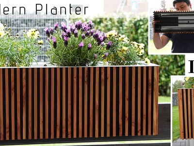 DIY Balcony Planter Box.Balkonblumenkasten selber bauen.Siebdruckplatten Box.Outdoor Planter BOX