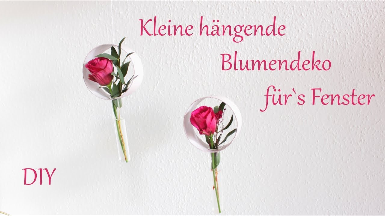 DIY | Kleine Blumendeko für kleine Fenster. oder große | Sommerdeko | Fensterdeko | Just Deko