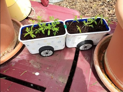 DIY - Pflanzschale - besonders für Kids, die auch gerne gärtnern
