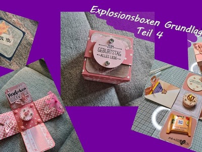Explosionsboxen Grundlagen Teil - Box Idee zum Geburtstag