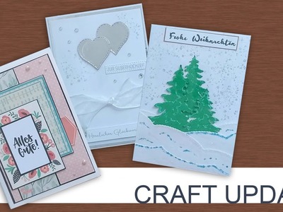 Karten: Geburtstag ???? Weihnachten ???? und mehr | Craft Update #2