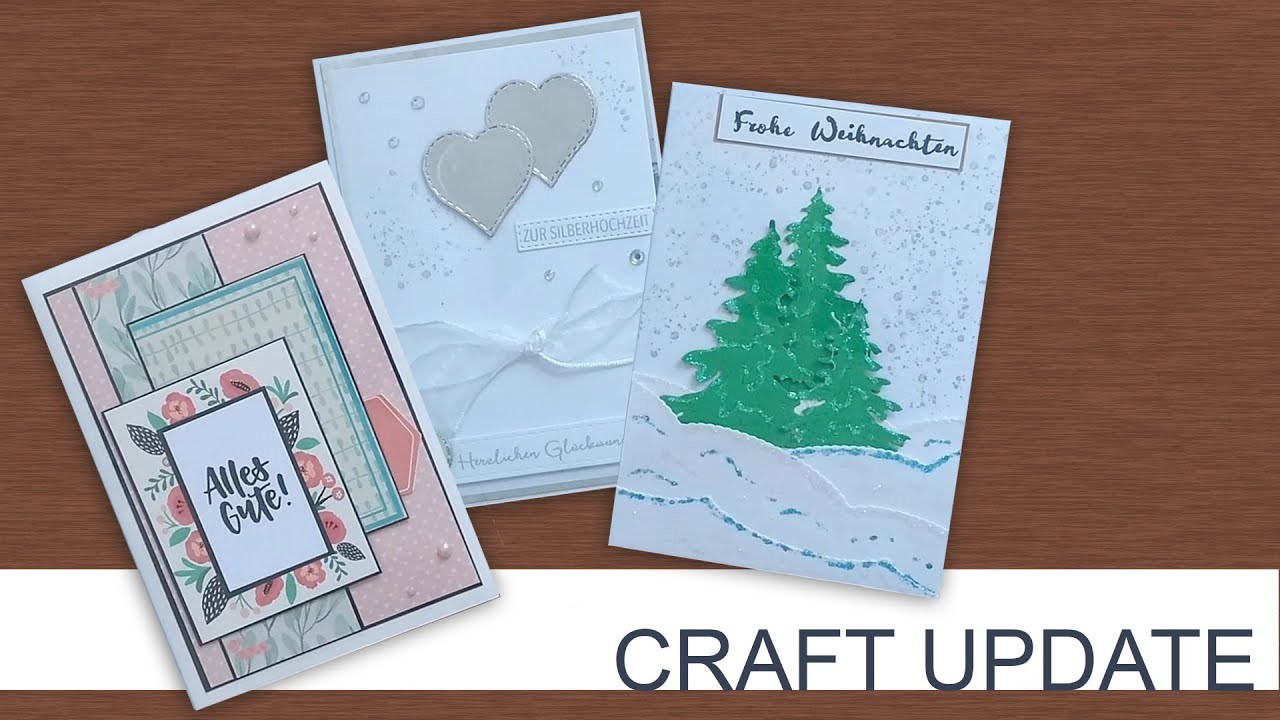 Karten: Geburtstag ???? Weihnachten ???? und mehr | Craft Update #2