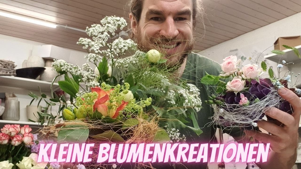 Livestream #294: Kleine Blumenkreationen mit dem Blumenmann