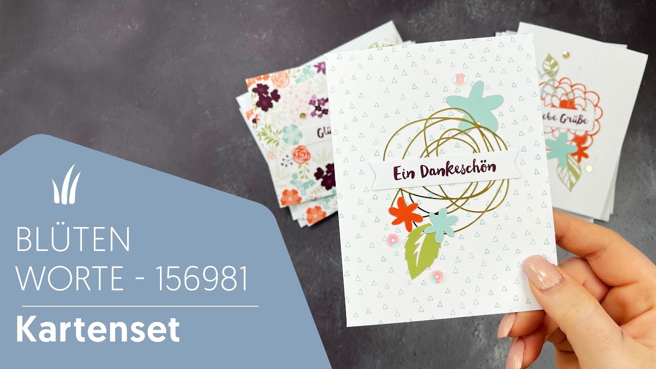 ???? Teil 10 | Kartenset Blütenworte | 156981 - vorgestellt