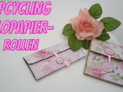 Upcycling. DIY. Tutorial  - Gutscheinverpackung aus Klopapierrollen