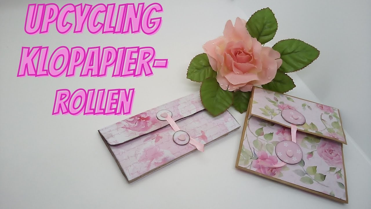 Upcycling. DIY. Tutorial  - Gutscheinverpackung aus Klopapierrollen