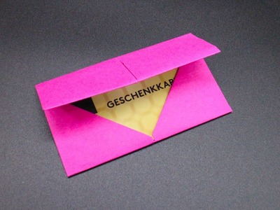 Basteln mit Papier Geschenkkarte DIY Geschenk für Geburtstag, Hochzeit & Weihnachten W+