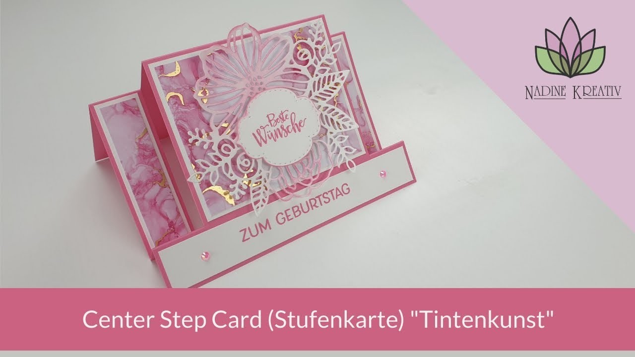 Center Step Card (Stufenkarte) - Stampin' Up! Karten basteln