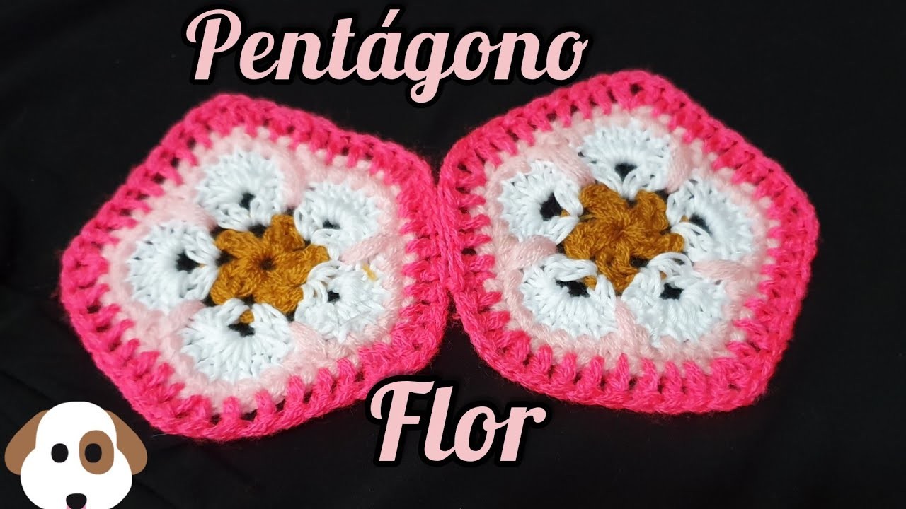 Diestro:Video tutorial como tejer flor africana Pentágono a crochet Nancy Magno