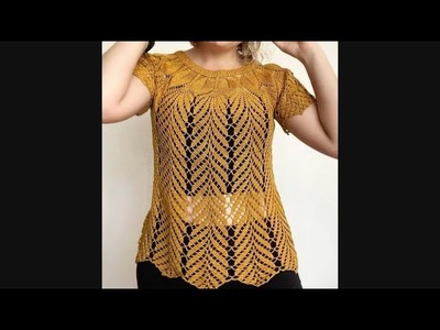 Handmade❤️Trend Designers Crochet Womens Blazer Blouse Fashion
