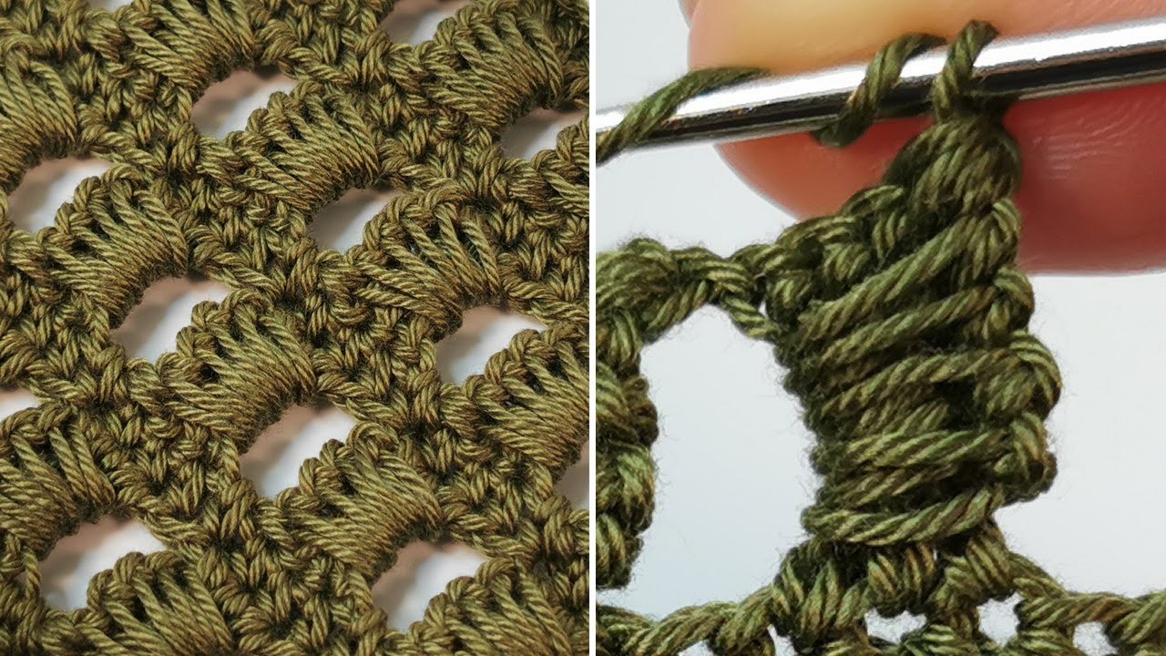 HOW TO Learn Popular CROCHET STITCH PATTERN.Summer Crochet Pattern.MODERN Crochet #crochetstitch