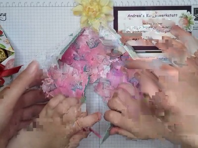 Megaschnelle dreieckige Origami-Geschenkbox - viele Größen möglich - Stampin´Up! für Groß und Klein