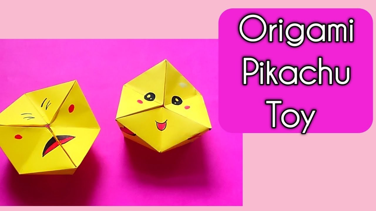 Origami Pikachu I Paper Pikachu I Paper Toy