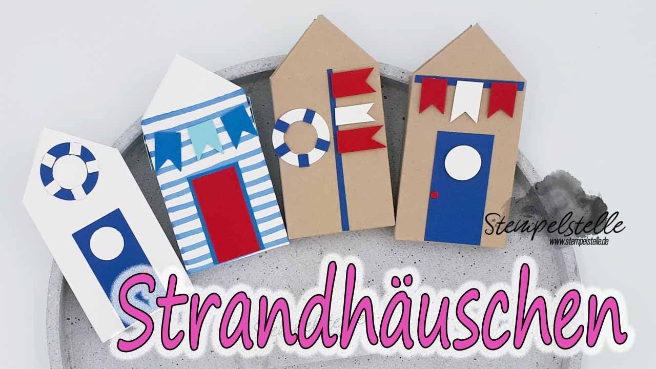 Strandhäuschen Mini-Schachtel #stampinup