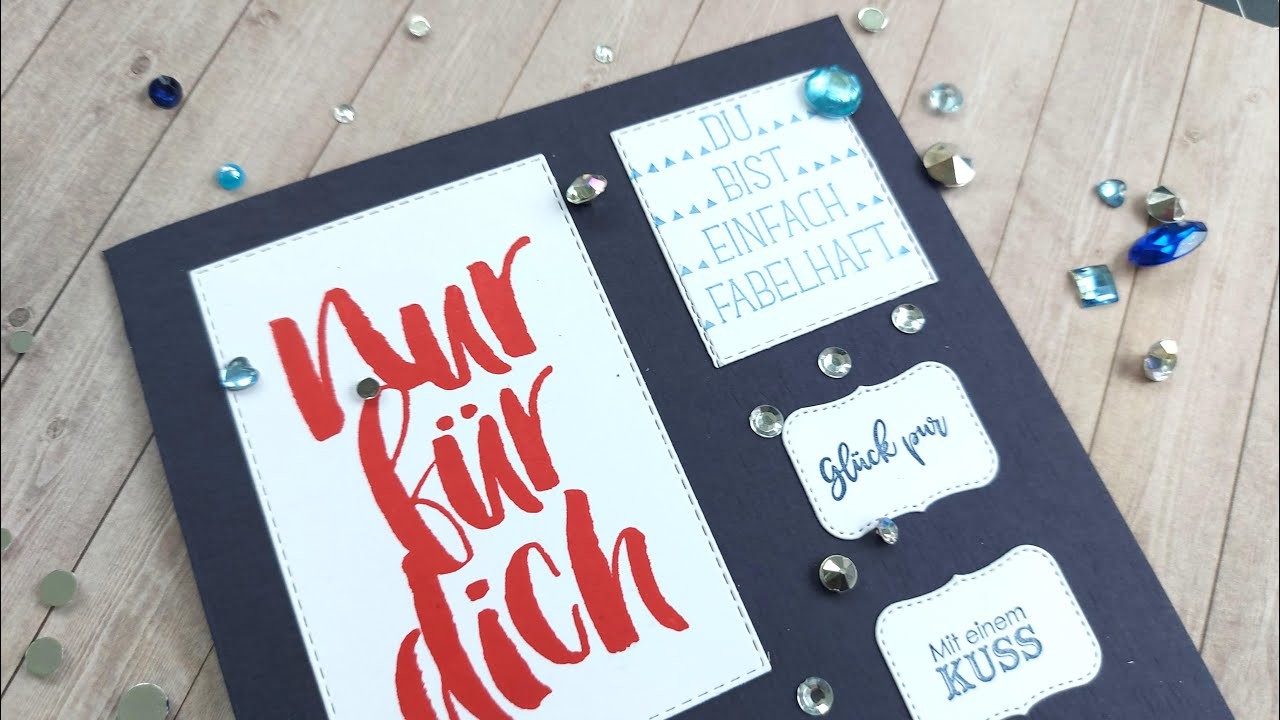 Wort-Collage als Karte | Last minute zum Vatertag und anderen Anlässen